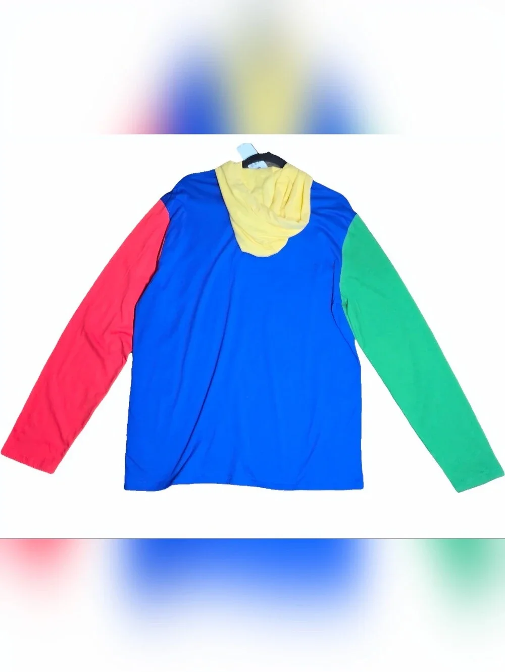 Polo Ralph Lauren Color Blocked Hooded Tee Shirt Size Large NWT
